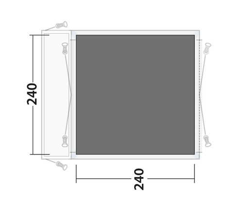 Outwell groundsheet footprint - outwell,