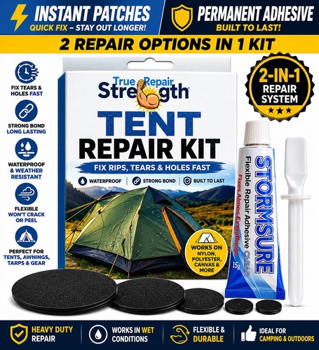 Tent repair kit waterproof - repair,