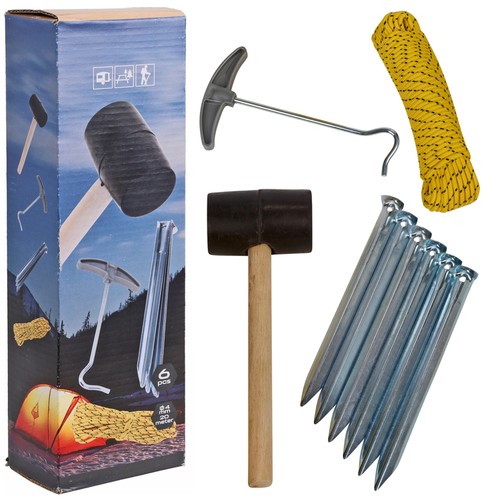 9pc camping tent peg set - peg,